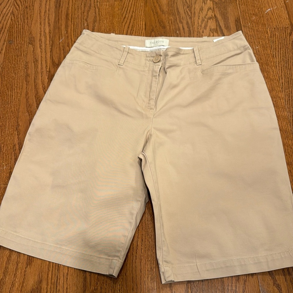 Talbots tan shorts
